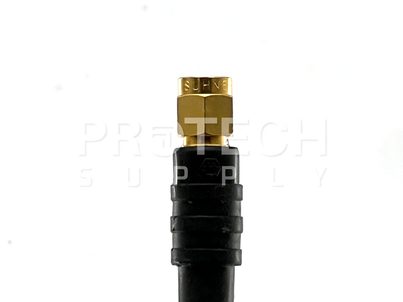 Load image into Gallery viewer, (Lot of 3) Suhner BNC Male to SMA Male RF Coaxial Cable Assy GUARANTEED
