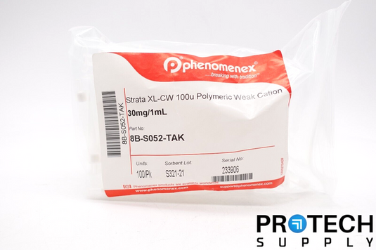 (100/Pk) Strata XL-CW 100µm Polymeric Weak Cation 30mg/1mL Tubes NEW