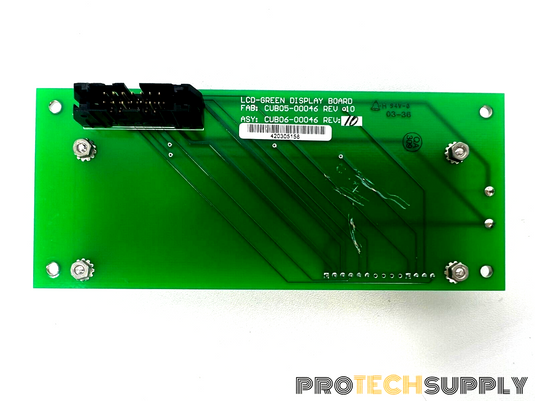 Varian 1200L Mass Spec LCD Green Display Board CUB-00046 Rev 10 with WARRANTY