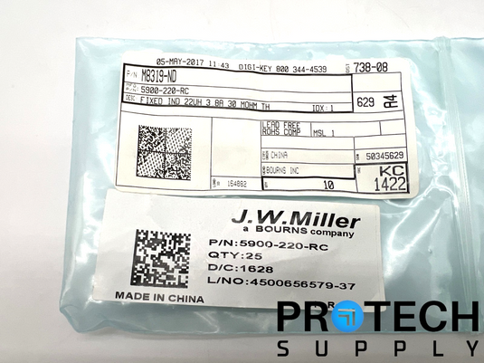 (9/Pk) Bourns 5900-220-RC Drum Core Wirewound Inductor with WARRANTY