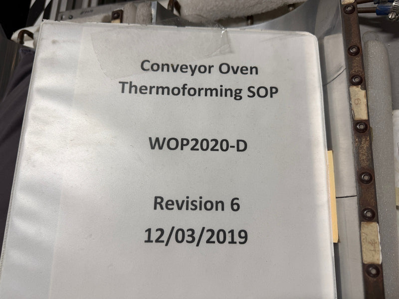 Load image into Gallery viewer, VULCAN Thermoforming Conveyor Oven SOP
