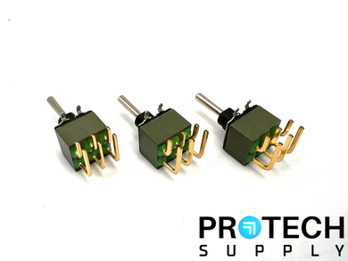 (Pack of 3) NKK M2T23SA5G30 Toggle Switch DPDT Right Angle NEW with WARRANTY