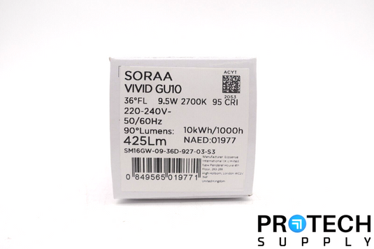 Soraa VIVID GU10 / LED Bulb 2700K 36° / SM16GW-09-36D-927-03-S3 NEW w/ WARRANTY