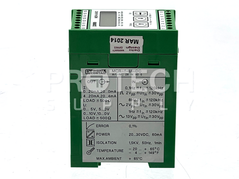 Load image into Gallery viewer, Phoenix Contact MCR-f-UI-DC Frequency Measuring Transducer GUARANTEED
