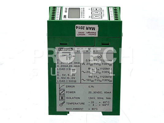 Phoenix Contact MCR-f-UI-DC Frequency Measuring Transducer GUARANTEED