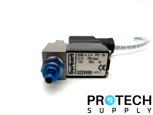 Burkert 022999M Solenoid Valve with WARRANTY