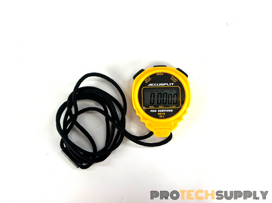 Accusplit 601X Pro Survivor Yellow Stopwatch with WARRANTY
