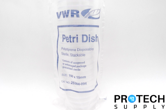 (24/Pack) VWR 25384-094 Stackable Petri Dish Sterile 100 x 15 mm NEW w/ WARRANTY