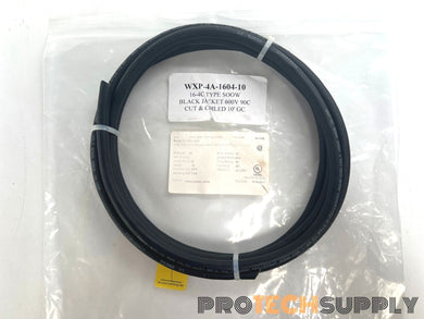 NEW Carol WXP-4A-1604-10 10ft 16-4C Type SOOW Cut & Coiled Cable with WARRANTY