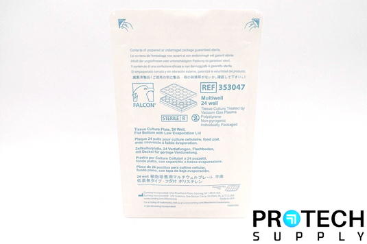 (Box of 50) Falcon 353047 Tissue Culture 24-Well Plate NEW with WARRANTY