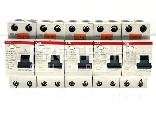 (Lot of 5) ABB 2CSF202102R1400 Circuit Breaker 40A 2-Pole 230V with WARRANTY