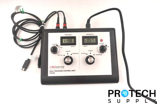 Scisense FP895B Dual Pressure Control Unit w/ Power Supply & Cables w/ WARRANTY