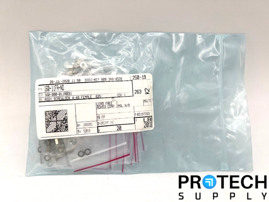 19/Pk NorComp Assy Jackscrew Socket For D-Sub Connectors 4-40 Female 160-11FA-ND