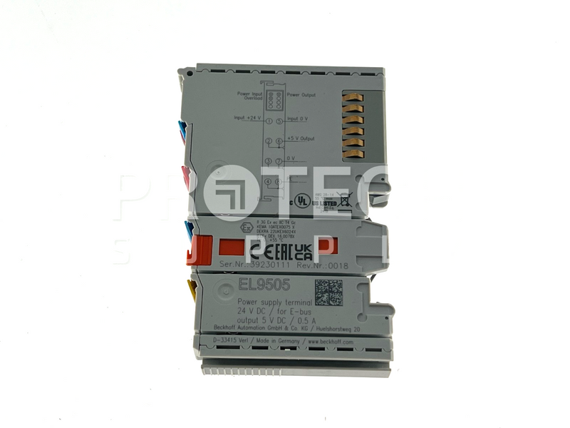 Load image into Gallery viewer, Beckhoff EL9505 Power Supply Terminal NEW with WARRANTY
