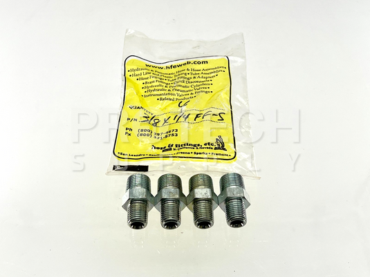 (Pack of 4) Hose & Fittings 3/8 x 1/4 FF-SS Hydraulic Fittings NEW w/ WARRANTY