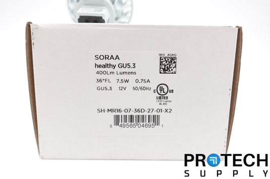 Soraa Healthy GU5.3 / LED Bulb 400Lm 2700K 36°FL 7.5W with WARRANTY