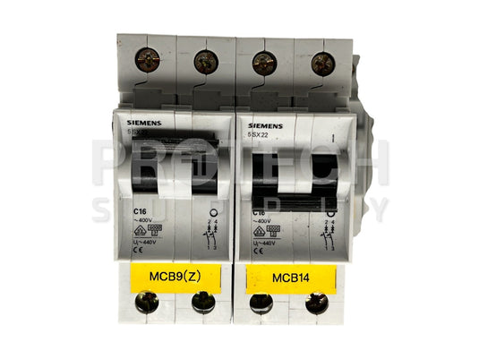 (Lot of 16) SIEMENS Circuit Breaker 5SX22 / 5SX23 / 5SM1346-0SC70 with WARRANTY