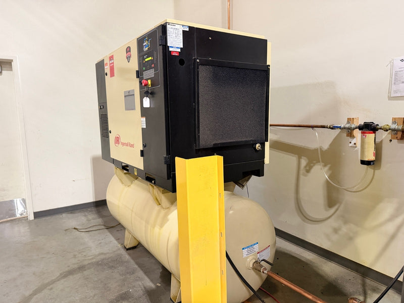 Load image into Gallery viewer, Ingersoll Rand UP6-15-125 Rotary Screw Air Compressor w/ Dryer &amp; Receiver Tank
