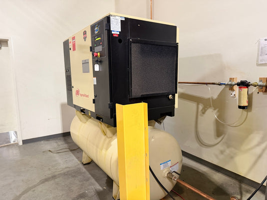 Ingersoll Rand UP6-15-125 Rotary Screw Air Compressor w/ Dryer & Receiver Tank