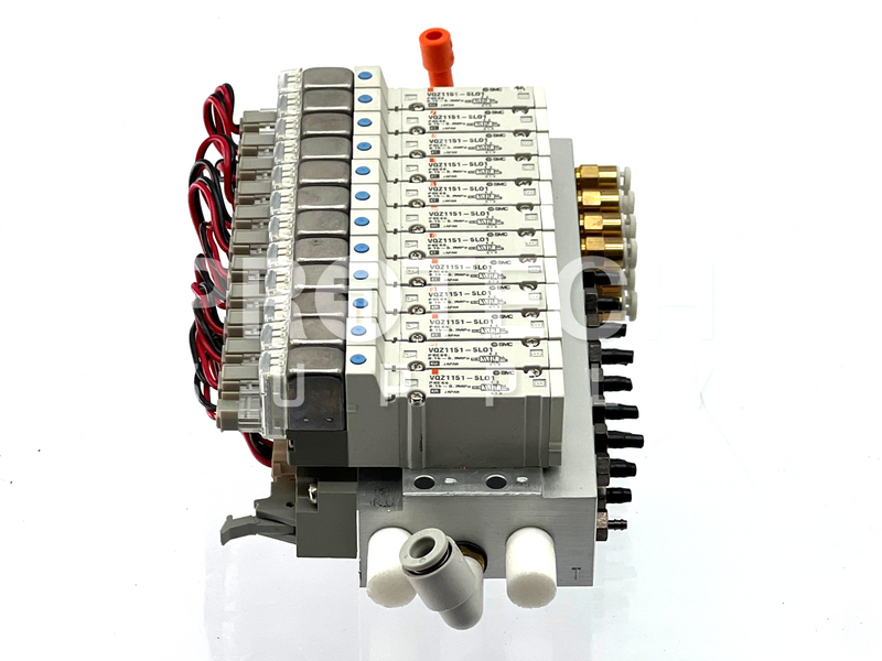 Load image into Gallery viewer, (Assy of 12) SMC VQZ1151-5L01 Solenoid Valve + Base Mount GUARANTEED
