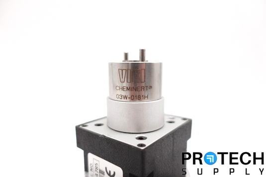 VICI Valco EHMA Two Position Valve Actuator + 03W-0181H Port Valve with WARRANTY