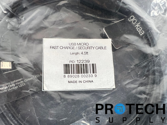 (Lot of 4) GO/KAA 12239 USB Male to USB Micro Male Cable NEW with WARRANTY