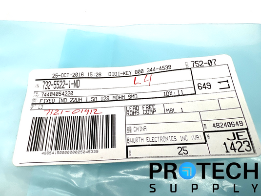 (21/Pk) Wurth Elektronik 74404054220 Shielded Drum Core NEW with WARRANTY