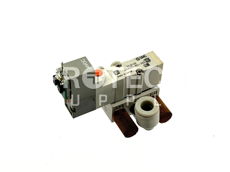 Load image into Gallery viewer, (Lot of 4) SMC SYJ3140-5MOZ Solenoid Valves 24VDC
