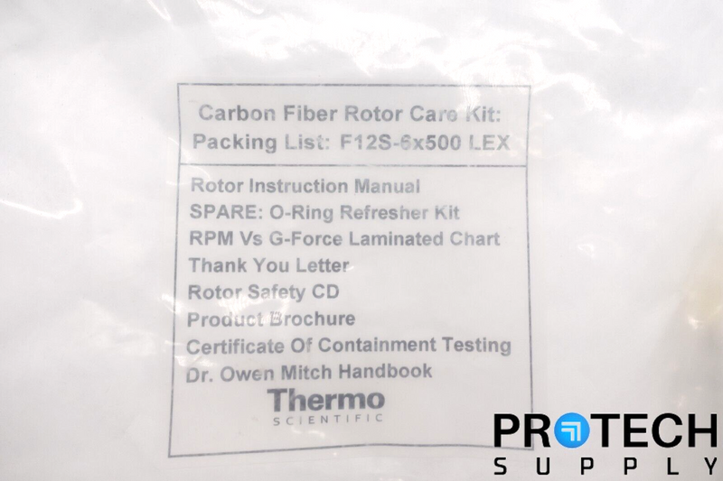 Load image into Gallery viewer, Thermo Scientific F12S-6x500 LEX Carbon Fiber Rotor Care Kit with WARRANTY

