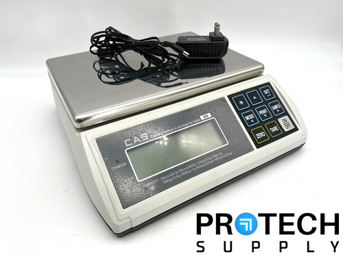 CAS Corporation ED-3 Counting Scale + Power Cable with WARRANTY