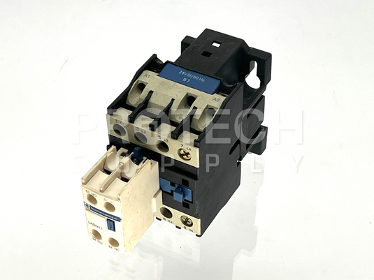 Telemecanique LC1 D25004 Contactor + LADN11 Auxiliary Contact Block w/ WARRANTY