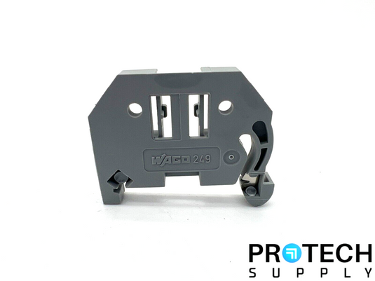 3/Pk Wago 249-116 DIN Rail Mount Terminal Blocks NEW