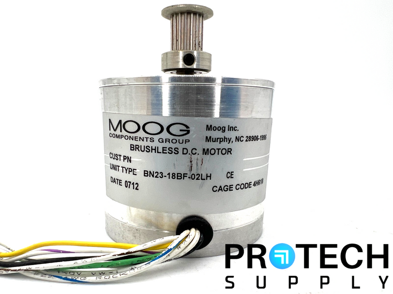 Load image into Gallery viewer, MOOG BN23-18BF-02LH Brushless DC Motor with WARRANTY
