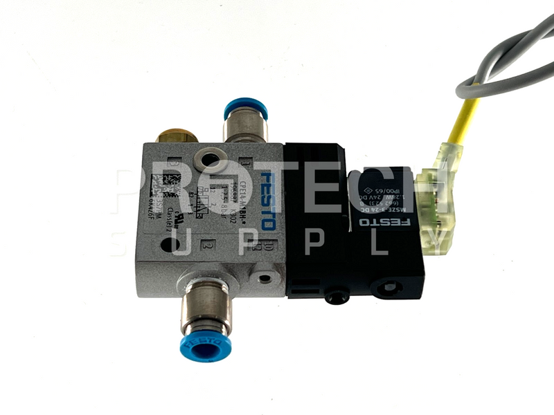Load image into Gallery viewer, FESTO CPE14-M1BH Solenoid Valve 196887 + MSZE-2-24 Sensor Valve Assy w/ WARRANTY
