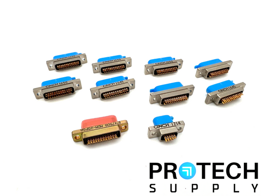 Lot of ITT Cannon Connector  1645 / 1714 / MOM-25PSA with WARRANTY