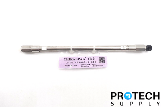 Daicel ChiralPak IB-3 Chiral HPLC Column 3µm 4.6 x 100 mm 81524 with WARRANTY