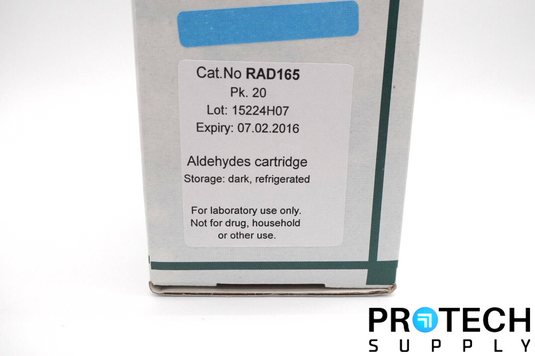 (20/Pk) Radiello RAD165 Adsorbing Cartridge for Aldehydes SEALED NEW w/ WARRANTY