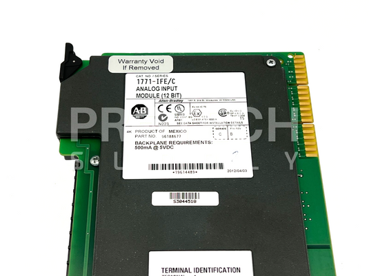 Allen Bradley 1771-IFE/C Analog Input Module Rev A01 with WARRANTY