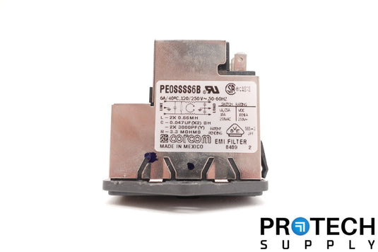 TE Connectivity / Corcom Brand PE0SSSS6B AC Power Entry Receptacle with WARRANTY