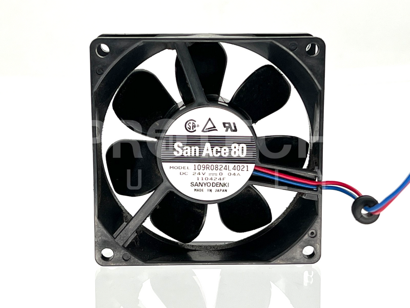 Load image into Gallery viewer, San Ace80 109R0824L4021 Cooling Fan from Agilent 6890 GC with WARRANTY
