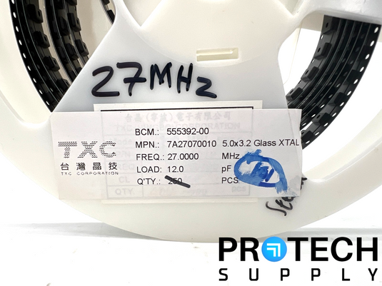 (250/Pk) TXC Corporation 7A27070010 Crystal 27MHz with WARRANTY