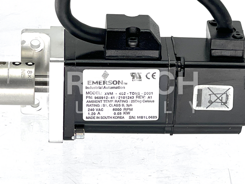 Load image into Gallery viewer, Emerson XVM-402-TONS-D001 Servo Motor 960912-41 GUARANTEED
