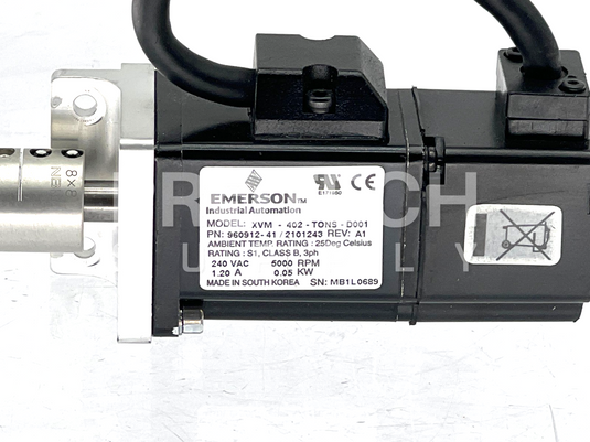 Emerson XVM-402-TONS-D001 Servo Motor 960912-41 GUARANTEED