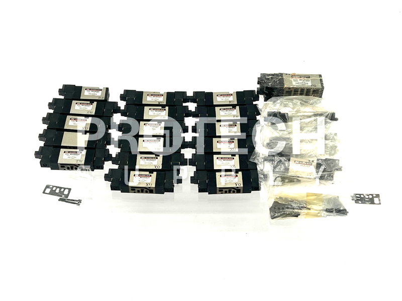 Load image into Gallery viewer, (Lot of 22) SMC NVJ5243Y Solenoid Valve 15~100psi
