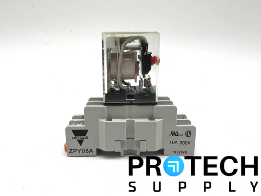 Carlo Gavazzi ZPY08A Relay Socket + RPYA001A120LT Relay with WARRANTY