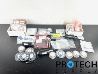 Lot of Misc Inficon Components Crystal 12 Sensor/Interface Unit/Alloy Coated