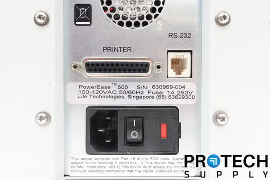 Invitrogen PowerEase 500 Electrophoresis Programmable Power Supply with WARRANTY