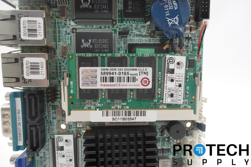 Load image into Gallery viewer, IEI WAFER-LX-800-R12 Industrial Motherboard + 256Mb DDR-333 SODIMM with WARRANTY
