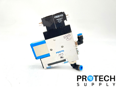 Assy Festo VADMI-140 Vacuum Generator + MSOEB-3-24V Solenoid Valve w/ WARRANTY