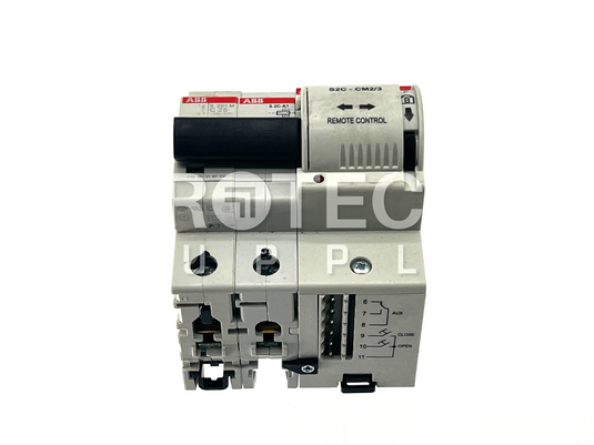 ABB S2C-CM 2/3 Motor Operating Device + Circuit Breaker Assy with WARRANTY